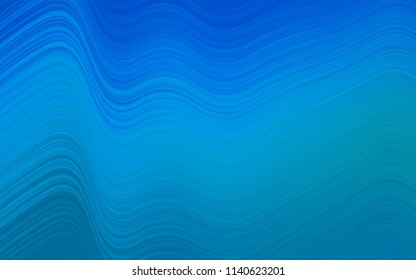 Dark BLUE vector pattern with liquid shapes. A completely new color illustration in marble style. Pattern for your business design.