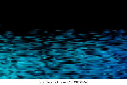 Dark BLUE vector pattern with narrow lines. Decorative shining illustration with lines on abstract template. The pattern can be used as ads, poster, banner for commercial.