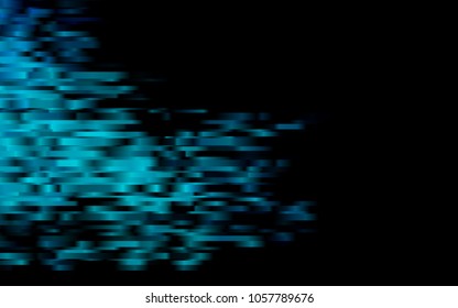 Dark BLUE vector pattern with narrow lines. Modern geometrical abstract illustration with staves. The pattern can be used as ads, poster, banner for commercial.