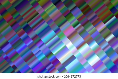 Dark BLUE vector pattern with narrow lines. Modern geometrical abstract illustration with staves. The template can be used as a background.