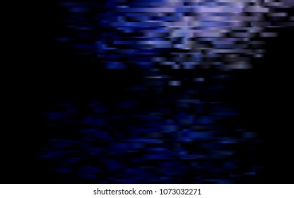 Dark BLUE vector pattern with narrow lines. Shining colored illustration with narrow lines. Best design for your ad, poster, banner.