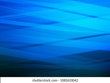 Dark BLUE vector pattern with narrow lines. Blurred decorative design in simple style with lines. Best design for your ad, poster, banner.