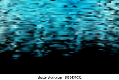 Dark BLUE vector pattern with narrow lines. Shining colored illustration with narrow lines. Smart design for your business advert.