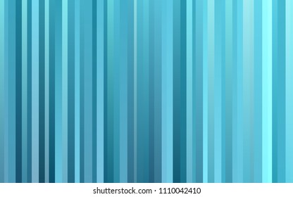 Dark BLUE vector pattern with narrow lines. Decorative shining illustration with lines on abstract template. The template can be used as a background.