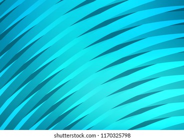 Dark BLUE vector pattern with narrow lines. Shining colored illustration with narrow lines. The pattern can be used for busines ad, booklets, leaflets