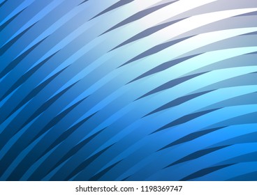 Dark BLUE vector pattern with narrow lines. Shining colored illustration with narrow lines. The pattern can be used for websites.