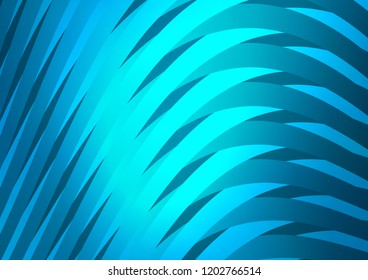 Dark BLUE vector pattern with narrow lines. Shining colored illustration with narrow lines. The pattern can be used for busines ad, booklets, leaflets