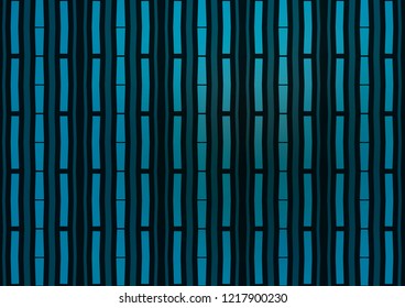 Dark BLUE vector pattern with narrow lines. Blurred decorative design in simple style with lines. Smart design for your business advert.