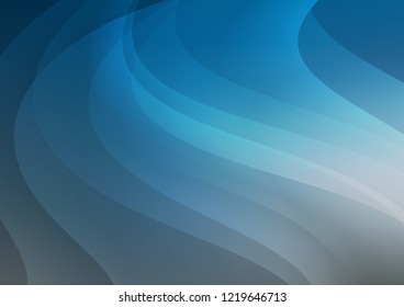 Dark BLUE vector pattern with narrow lines. Shining colored illustration with narrow lines. Best design for your ad, poster, banner.