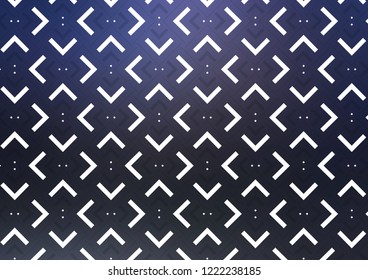 Dark BLUE vector pattern with narrow lines. Blurred decorative design in simple style with lines. The pattern can be used for busines ad, booklets, leaflets
