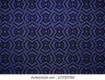 Dark BLUE vector pattern with narrow lines. Blurred decorative design in simple style with lines. Pattern for websites, landing pages.