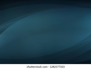 Dark BLUE vector pattern with narrow lines. Decorative shining illustration with lines on abstract template. Best design for your ad, poster, banner.