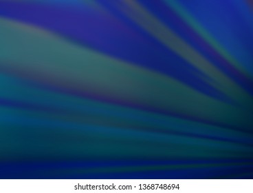 Dark BLUE vector pattern with narrow lines. Modern geometrical abstract illustration with staves. Pattern for business booklets, leaflets.