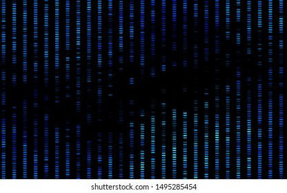 Dark BLUE vector pattern with narrow lines. Blurred decorative design in simple style with lines. Best design for your ad, poster, banner.