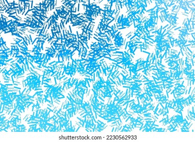 Dark blue vector pattern with narrow lines. Shining colored illustration with narrow lines. Smart design for your business advert.