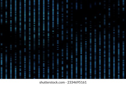 Dark BLUE vector pattern with narrow lines. Blurred decorative design in simple style with lines. Pattern for ads, posters, banners.