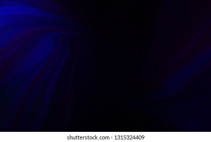 Dark BLUE vector pattern with night sky stars. Space stars on blurred abstract background with gradient. Pattern for astronomy websites.