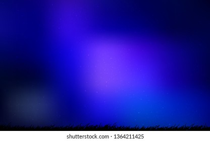 Dark BLUE vector pattern with night sky stars. Glitter abstract illustration with colorful cosmic stars. Pattern for astrology websites. Dark BLUE vector pattern with night sky stars. Glitter abstract illustration with colorful cosmic stars. Pattern for astrology websites.