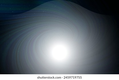 Dark BLUE vector pattern with night sky stars. Space stars on blurred abstract background with gradient. Pattern for futuristic ad, booklets.