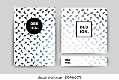Dark BLUE vector pattern for posters. Beautiful colored sample in A4 size. Pattern for beautiful business cards, folders.