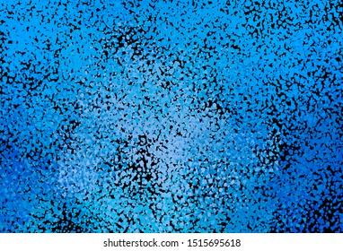 Dark BLUE vector pattern with random forms. Simple colorful illustration with abstract gradient shapes. Modern design for your business card.