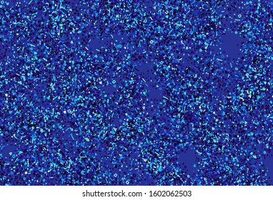 Dark BLUE vector pattern with random forms. Decorative design in abstract style with random forms. Simple design for your web site.