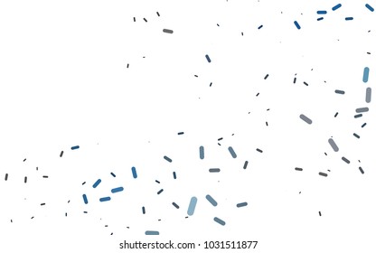 Dark BLUE vector pattern with rounded lines. Blurred decorative design in simple style with lines. The pattern can be used for websites.