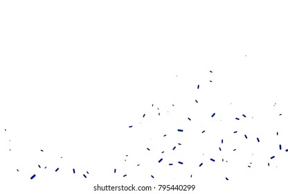 Dark BLUE vector pattern with rounded lines. Shining colored illustration with rounded stripes. The pattern can be used as ads, poster, banner for medicine.