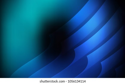 Dark BLUE vector pattern with sharp lines. Modern geometrical abstract illustration with Lines. Pattern for ads, posters, banners.