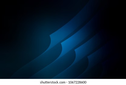 Dark BLUE vector pattern with sharp lines. Blurred decorative design in simple style with lines. Template for your beautiful backgrounds.