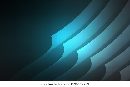 Dark BLUE vector pattern with sharp lines. Glitter abstract illustration with colored sticks. Template for your beautiful backgrounds.