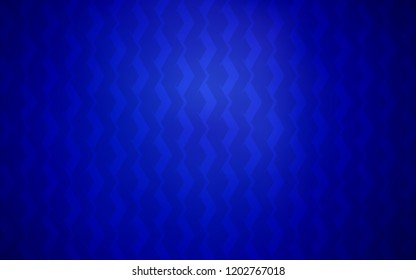 Dark BLUE vector pattern with sharp lines. Lines on blurred abstract background with gradient. Pattern for your busines websites.