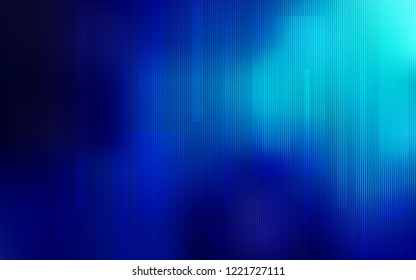 Dark BLUE vector pattern with sharp lines. Shining colored illustration with sharp stripes. Pattern for your busines websites.