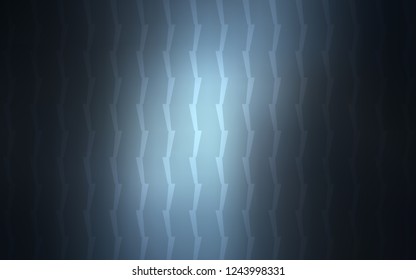 Dark BLUE vector pattern with sharp lines. Blurred decorative design in simple style with lines. Best design for your ad, poster, banner.