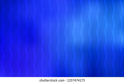 Dark BLUE vector pattern with sharp lines. Lines on blurred abstract background with gradient. Template for your beautiful backgrounds.