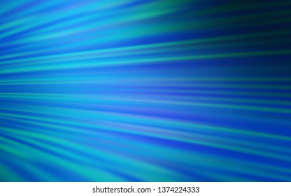 Dark BLUE vector pattern with sharp lines. Colorful shining illustration with lines on abstract template. Smart design for your business advert.