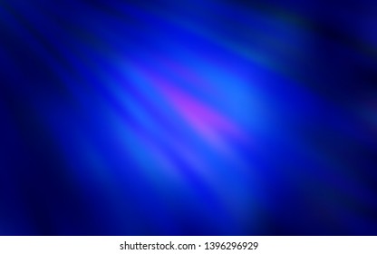 Dark BLUE vector pattern with sharp lines. Glitter abstract illustration with colorful sticks. Best design for your ad, poster, banner.