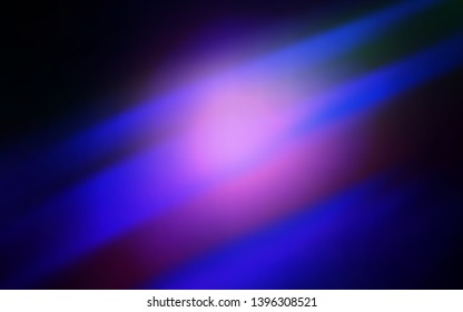 Dark BLUE vector pattern with sharp lines. Lines on blurred abstract background with gradient. Best design for your ad, poster, banner.