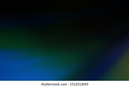 Dark BLUE vector pattern with sharp lines. Glitter abstract illustration with colorful sticks. Best design for your ad, poster, banner.