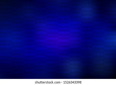 Dark BLUE vector pattern with sharp lines. Modern geometrical abstract illustration with Lines. Smart design for your business advert.