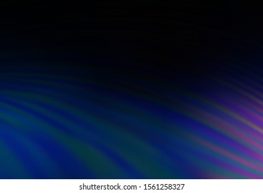 Dark BLUE vector pattern with sharp lines. Shining colored illustration with sharp stripes. Pattern for your busines websites.