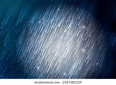 Dark BLUE vector pattern with sharp lines. Blurred decorative design in simple style with lines. Smart design for your business advert.