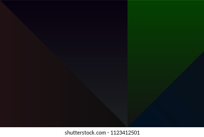 Dark BLUE vector pattern with spectrum of colors. Decorative design of colorful palette. Set of colors for clever designers.
