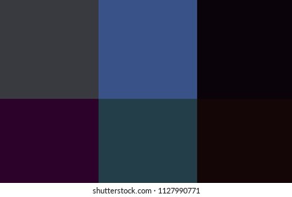 Dark BLUE vector pattern with spectrum of colors. Colorful gradient set with collection of rainbow colors. Smart set of colors for your work as a designer.