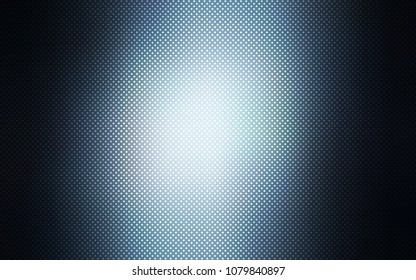Dark BLUE vector pattern with spheres. Illustration with set of shining colorful abstract circles. Pattern can be used for beautiful websites.