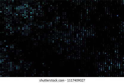 Dark BLUE vector  pattern with spheres. Beautiful colored illustration with blurred circles in nature style. New design for ad, poster, banner of your website.