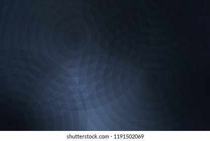 Dark BLUE vector pattern with spheres. Blurred decorative design in abstract style with bubbles. Beautiful design for your business advert.