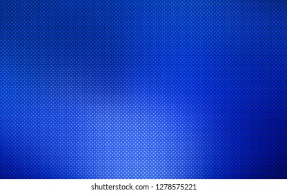 Dark BLUE vector pattern with spheres. Blurred decorative design in abstract style with bubbles. New design for ad, poster, banner of your website.
