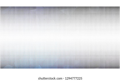 DARK BLUE vector  pattern with spheres. Abstract illustration with colored bubbles in nature style. Pattern for ads, leaflets.