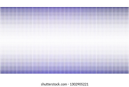 DARK BLUE vector  pattern with spheres. Glitter abstract illustration with blurred drops of rain. Pattern for ads, leaflets.